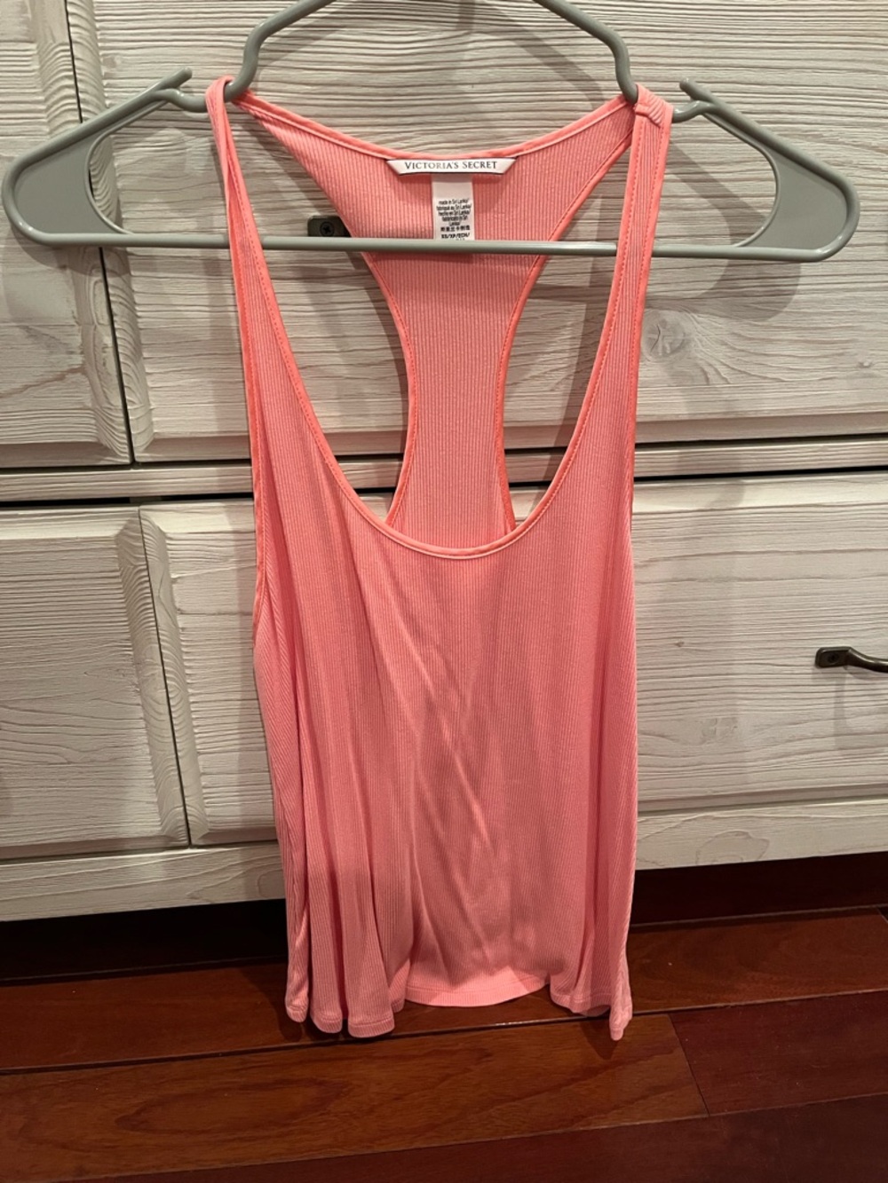 Victoria's Secret Pink Ribbed Racerback Tank